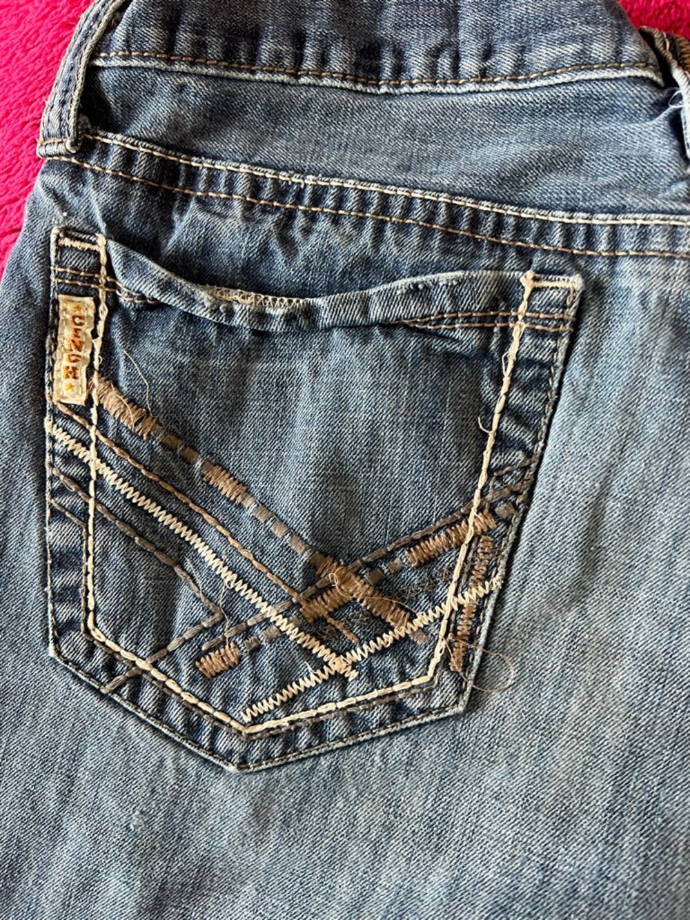 Cinch Men's Medium Blue Flare Jeans - Picture 6 of 6